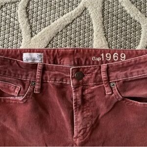 Gap skinny corduroy pants